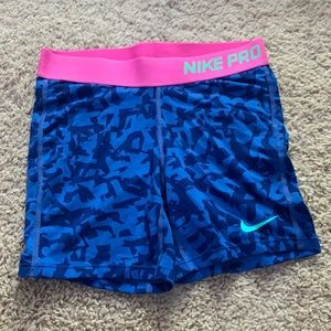 Nike pro shorts, YL, can fit like adult xs